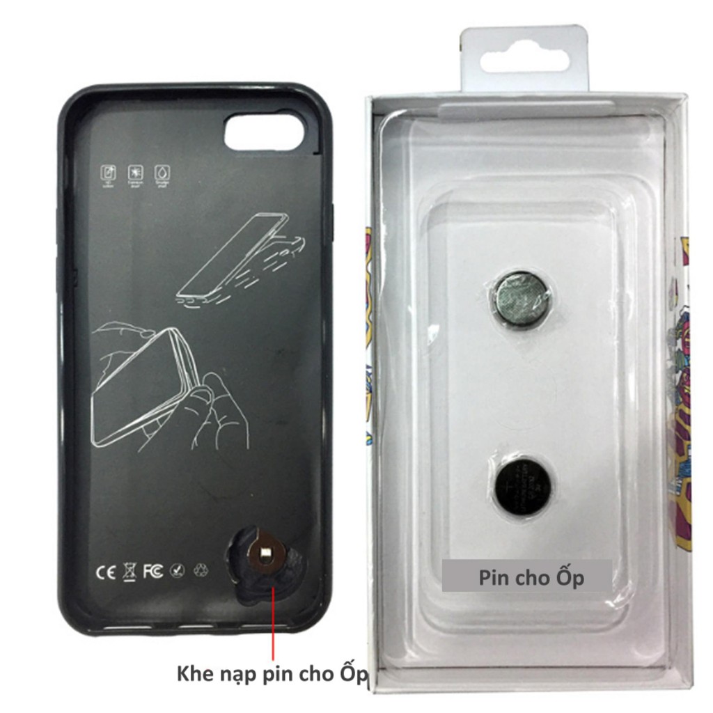 Ốp Lưng cho Iphone 7 Kiêm Máy Chơi Game Game Boy + tặng Móc Khóa Vạn Niên