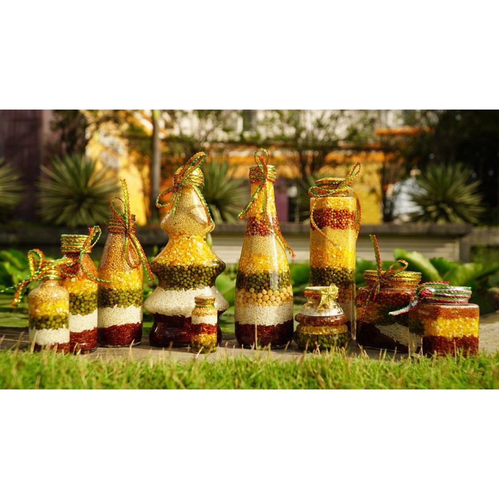 Ngũ cốc phong thủy chai lục giác LỘC PHÁT | BigBuy360 - bigbuy360.vn