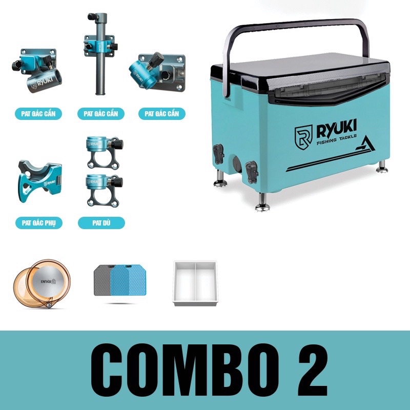 Thùng câu đài RYUKI 29A –Thùng câu cá cao cấp chính hãng