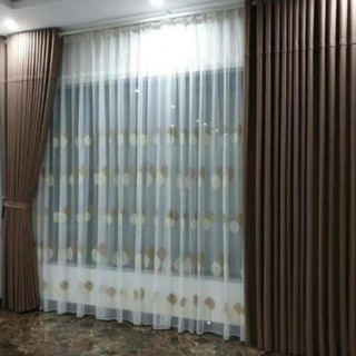 Rèm cửa sổ, rèm cửa chính cản nắng đến 95% vải mượt mềm đẹp