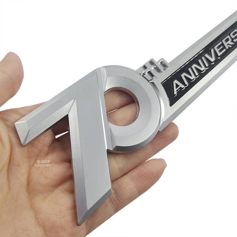 1 X Miếng Dán Logo Kỷ Niệm 70 Năm Chất Lượng Cao Trang Trí Xe Hơi LAND CRUISER PRADO