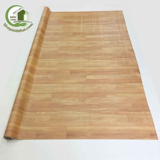 Simili trải sàn vân gỗ màu vàng đẹp, mẫu mới ra, bề mặt có vân nhám như gỗ thật.