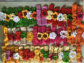 Băng đô len handmade cho bé gái