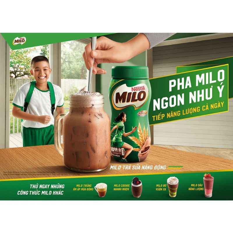 MILO BỘT HỘP 400GR