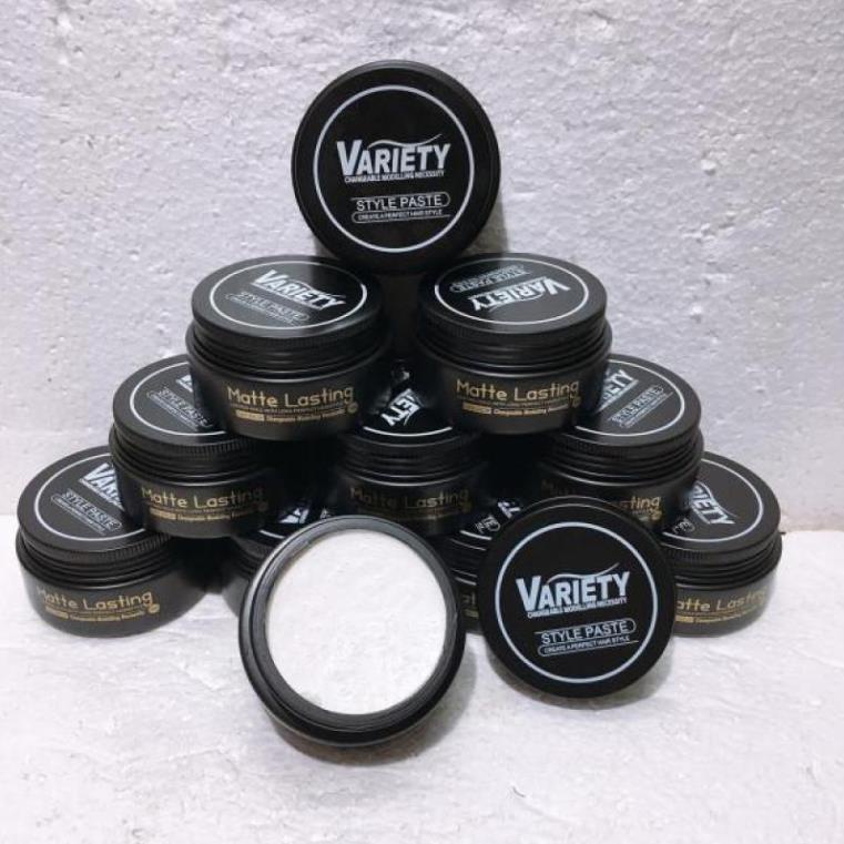 Sáp, Wax vuốt tóc Variety Matte Lasting 100gr tạo kiểu giữ nếp cho tóc. HÀNG CHÍNH HÃNG .
