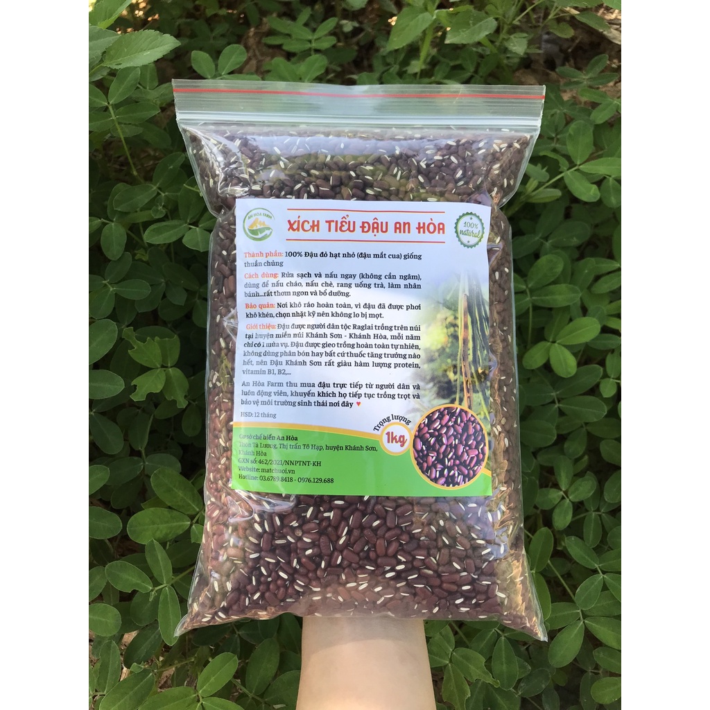Xích tiểu đậu An Hòa Farm thuộc miền núi Khánh Sơn gói 1000gram