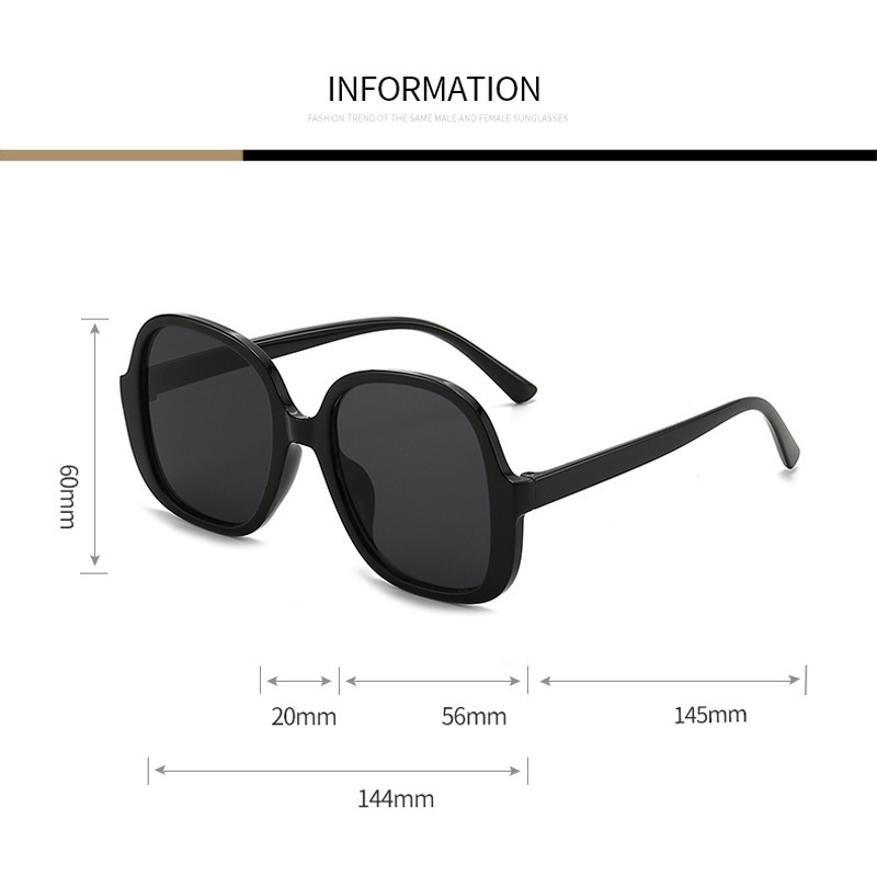 Kính Mát Tròng To Chống Tia UV400 Cho Cả Nam Và Nữ