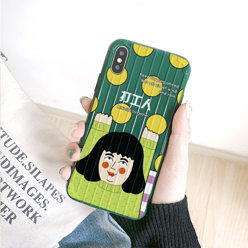 Ốp lưng iphone Lilila sọc 3D chống va đập 5/5s/6/6plus/6s/6splus/7/7plus/8/8plus/x/xs/11/12/pro/max/plus/promax | BigBuy360 - bigbuy360.vn