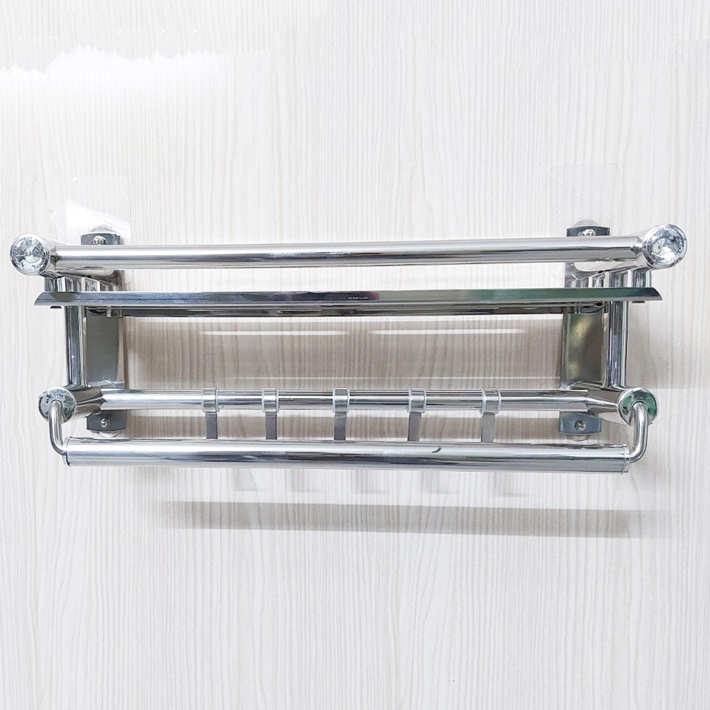 Kệ Nhà Tắm Inox 304 Để Đồ Phòng Tắm Phòng Bếp