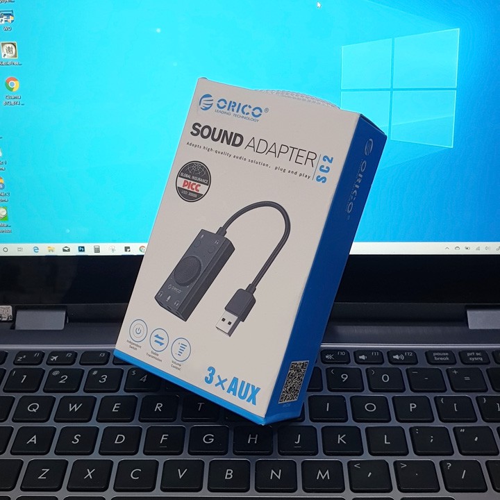 Sound card (card âm thanh) gắn cổng USB Orico SC2 PK39