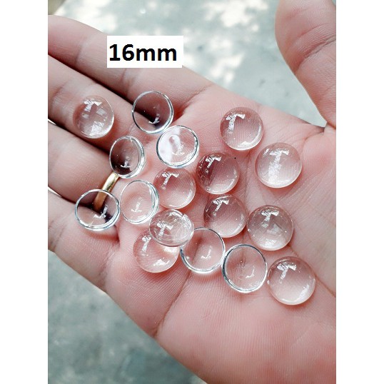 Gạch thủy tinh handmade 50 cái size 12mm tròn