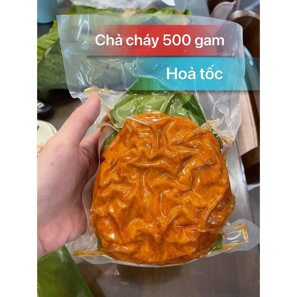 500 gam Chả cháy chính hiệu Huy Linh, đặc sản ngon số 1 Hà Nội gói hút chân không 500 gam