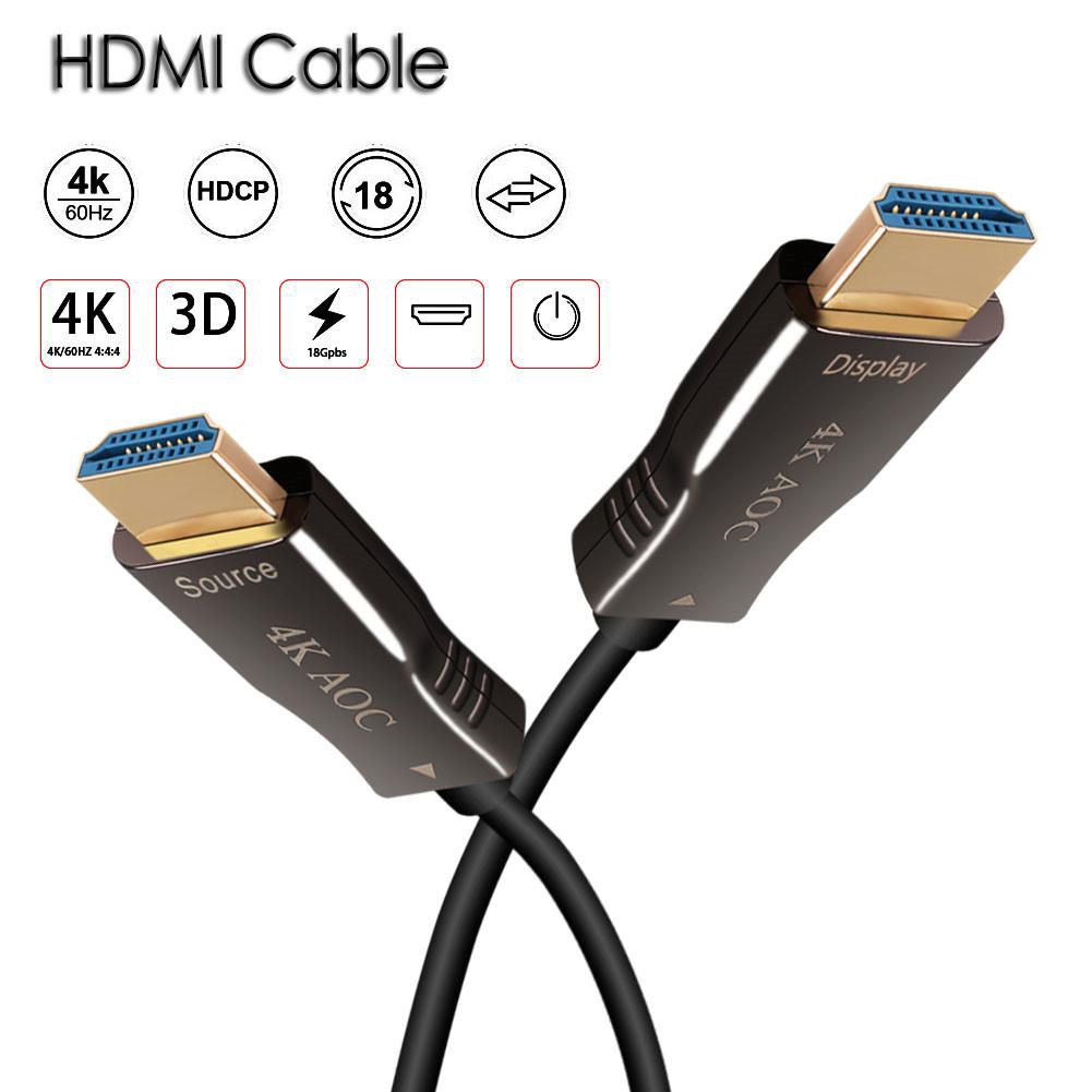 Cáp HDMI 4K Cáp HDMI sang HDMI 2.0 cho PS4 Apple TV 4K Splitter Switch Box Extender 60Hz Video HDMI sợi