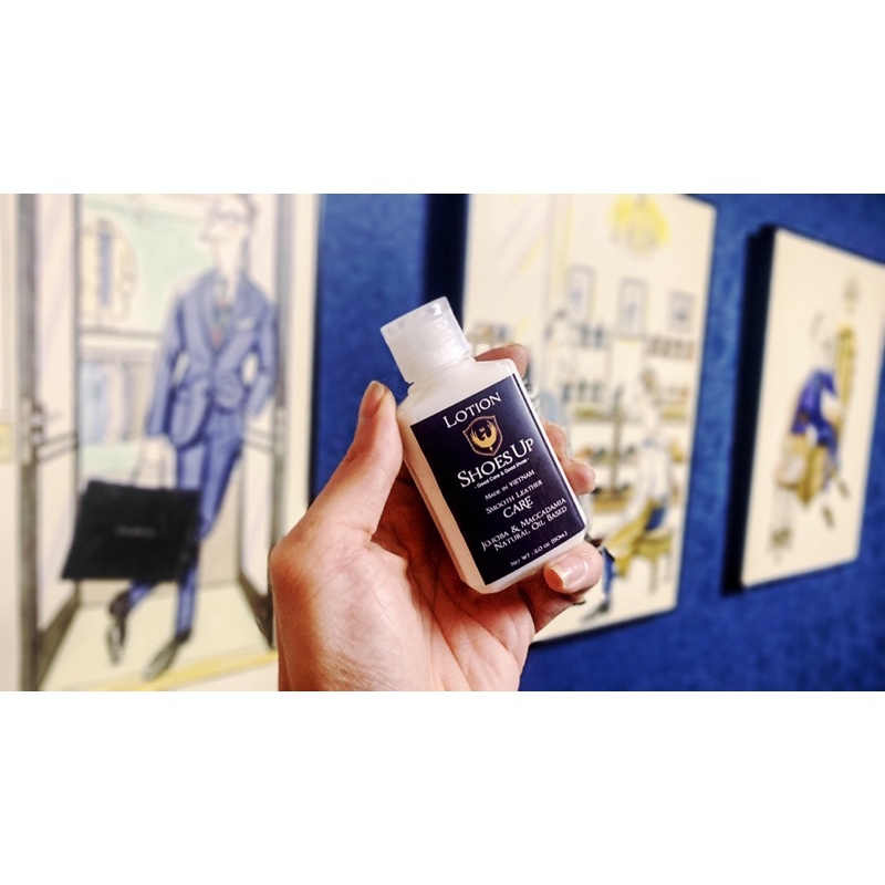 Shoes Up Leather Lotion - Sữa vệ sinh & dưỡng da dịu nhẹ Túi xách,Giày Da, phụ kiện đồ da.