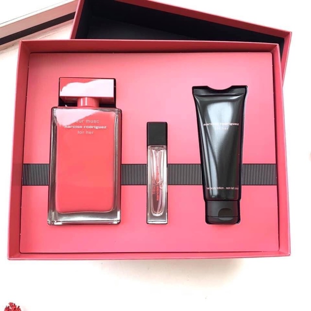 SET NƯỚC HOA NARCISO FLEUR MUSC FOR HER EDP 100ML