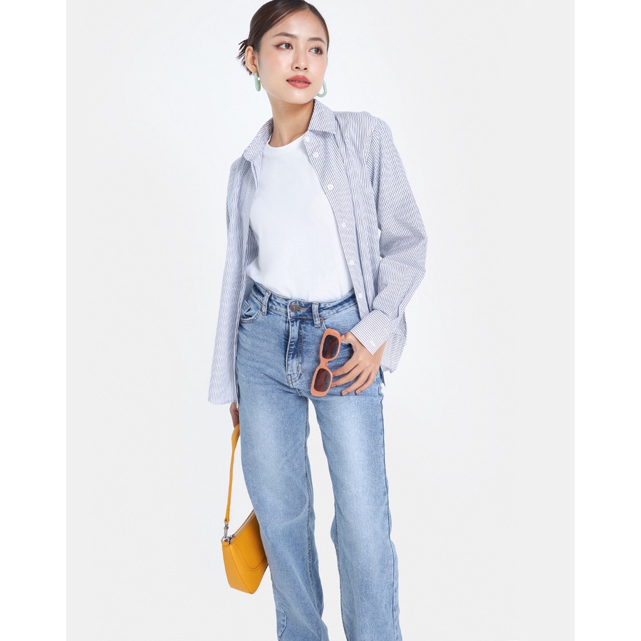 Áo Sơmi Thời Trang JUNO Dáng Cơ Bản JNASM015