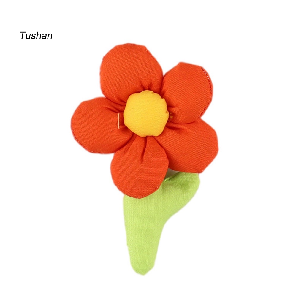Ghim Cài Áo Hình Hoa Bằng Vải Chống Rách Trang Trí Quần Áo