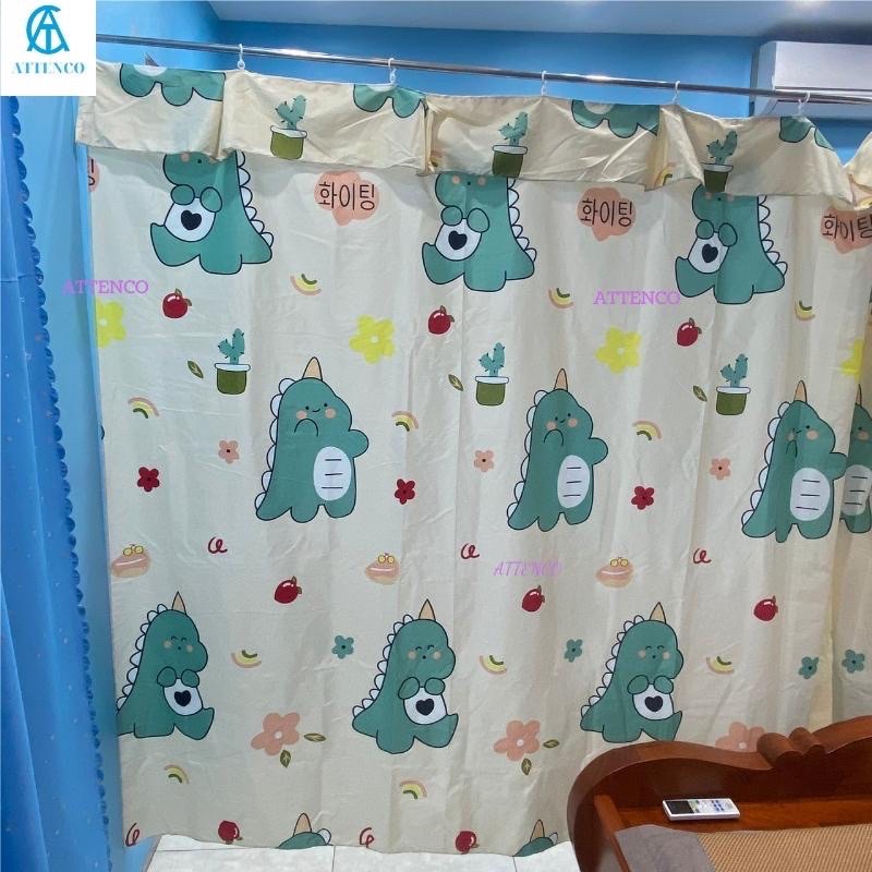 rido khủng long trắng và ngựa hồng ngang 2m2 cao 2m5
