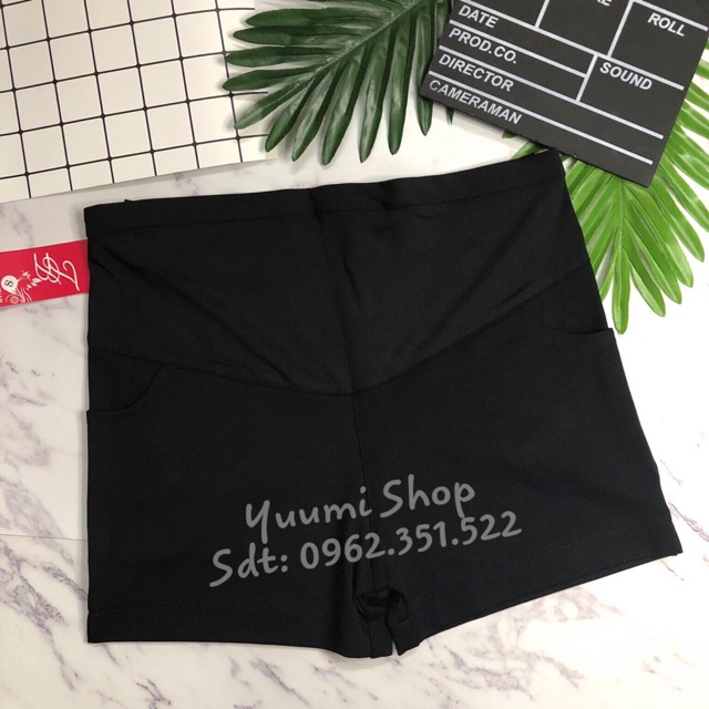 QUẦN SHORT BẦU chất Umi co dãn