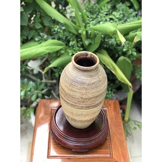 Bình Hoa Gốm Sứ Bát Tràng Mộc Dáng Bomm