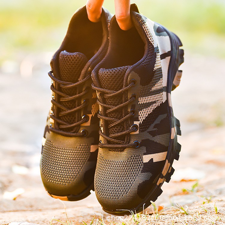 Giày bảo hộ rằn ri thể thao chống đinh, chống dập ngón và chống trơn trượt chính hãng, thời trang, chất lượng cao