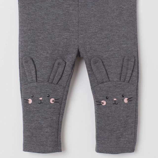 Quần ghi thỏ hm, áo cdg hồng đính hoa hm, jum tu xanh