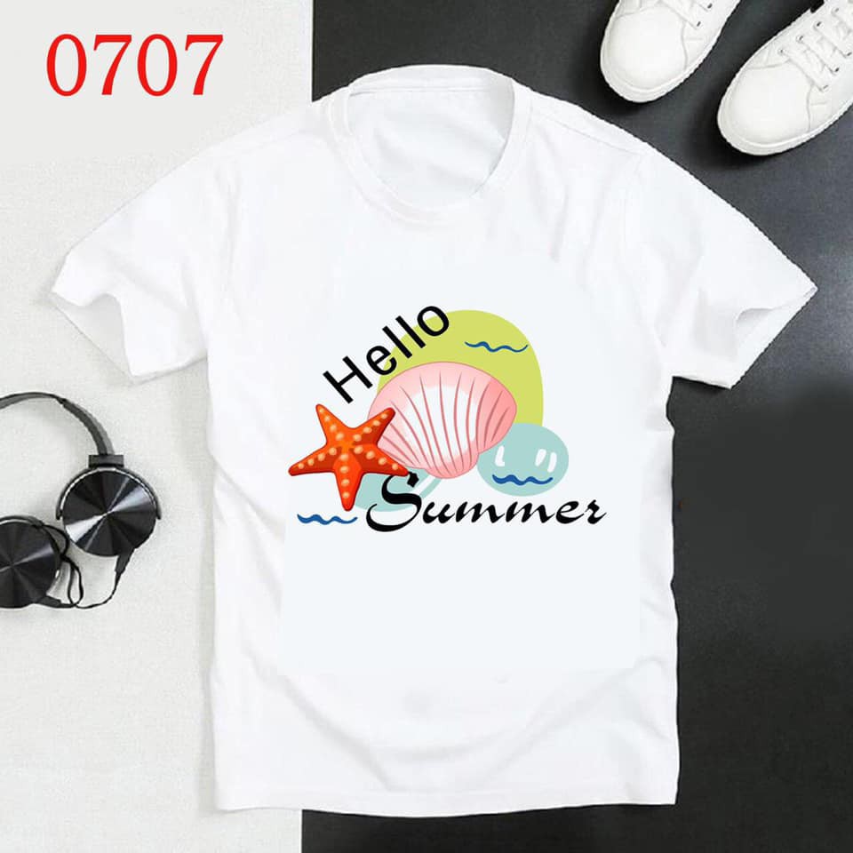 Đồ gia đình ,Áo nhóm , Đồ đi biển  chất liệu thun cotton loại 1 đủ size từ 8 đến 90kg .