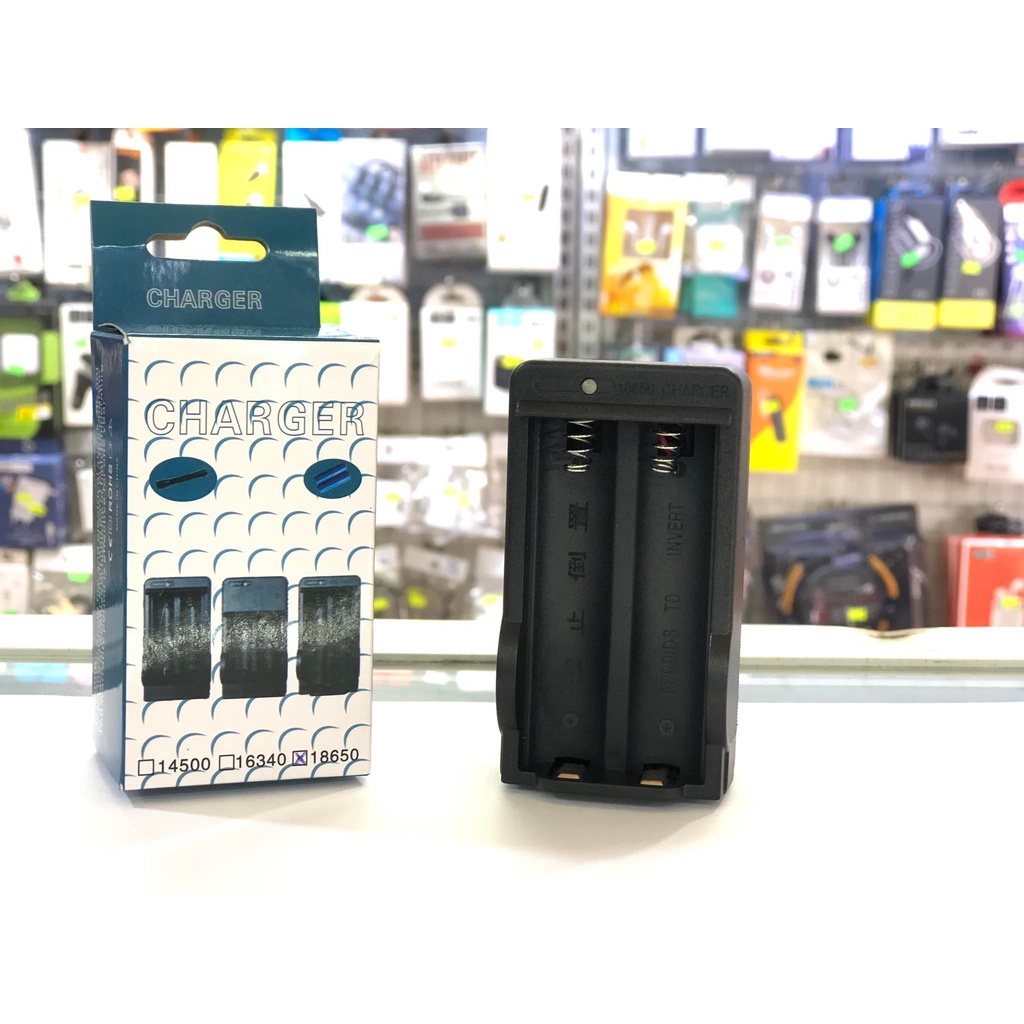Máy Sạc Pin 18650, Bộ Sạc Pin Đôi 18650 3.7V Cho Quạt Sạc, Đèn Sạc ....