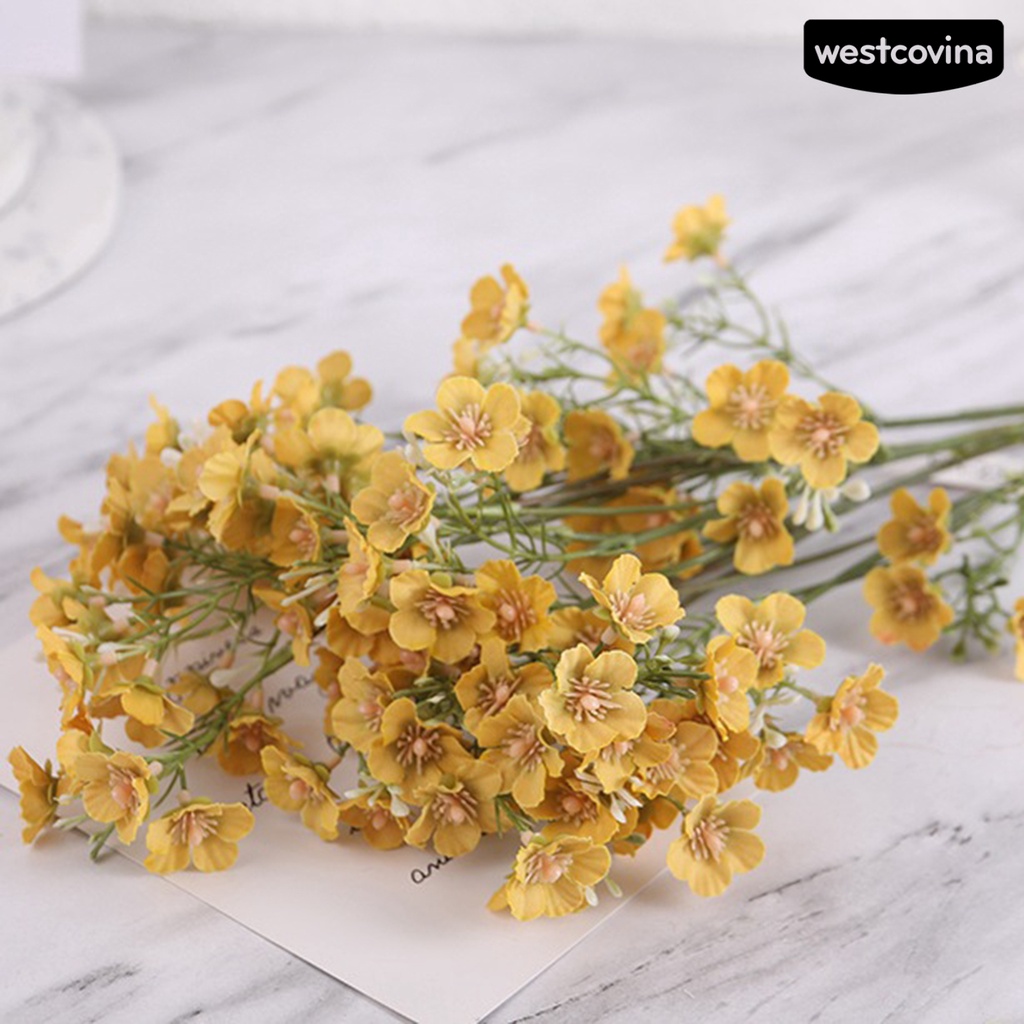 [Hot]⚘Bó Hoa Gypsophila Giả Bằng Lụa Nhiều Màu Sắc Dùng Trang Trí Nhà Cửa
