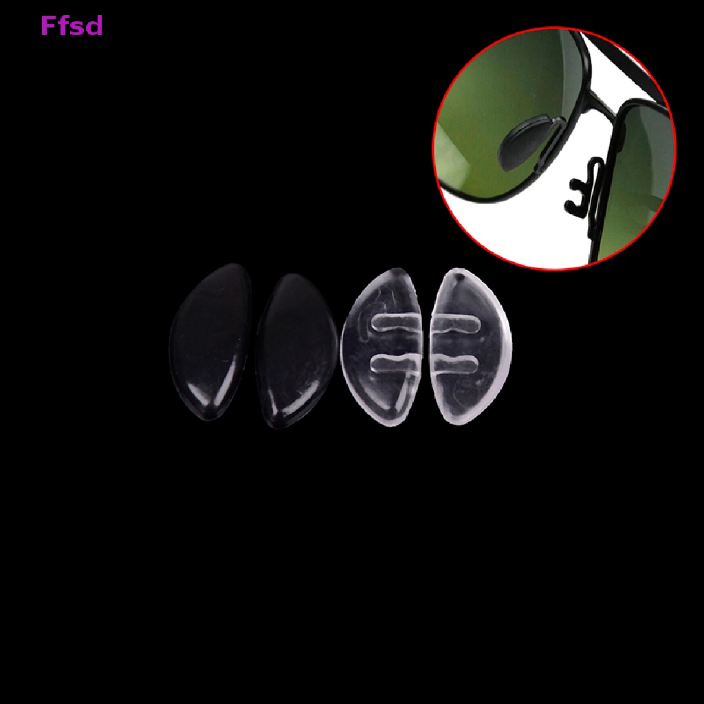 Set 10 Cặp Đệm Mũi Silicon Mềm Chống Trượt Thoải Mái Cho Mắt Kính