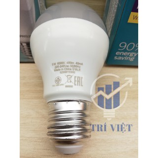 COMBO 12 BÓNG ĐÈN PHILIPS 5W 6500K - 3000K