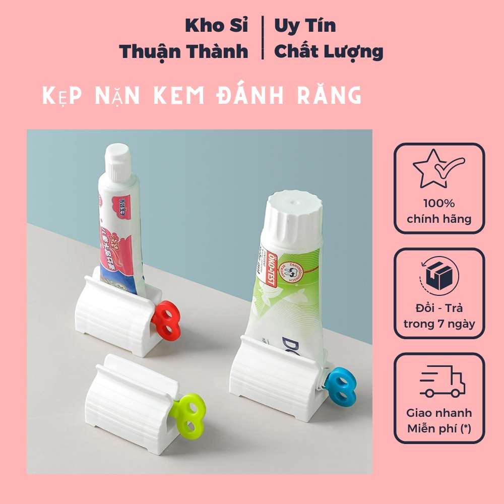 Kẹp nặn kem đánh răng bằng nhựa Cuộn kẹp ép kem đánh răng tiện lợi (khosithuanthanh)