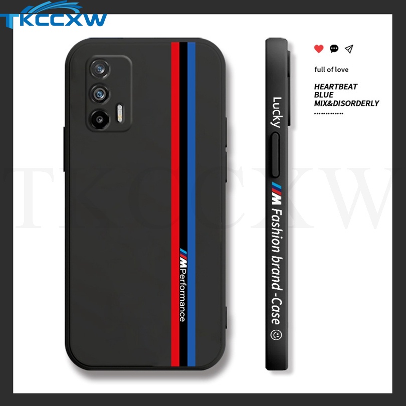 Ốp Điện Thoại Silicon Vuông Mềm Bảo Vệ Camera In Họa Tiết Thương Hiệu Thời Trang Cho Realme Q5 2 Pro C53 C55 GT Neo2 3 GT2 Pro