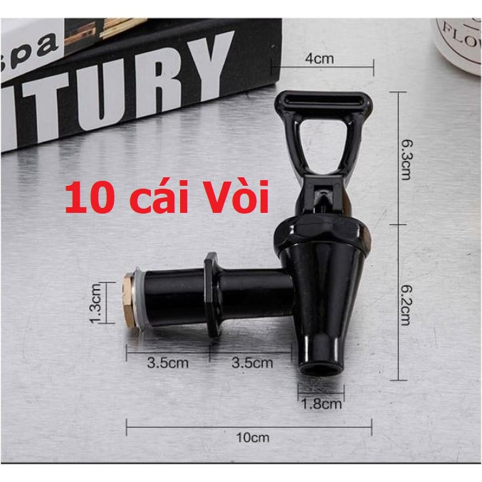 Combo 10 cái Vòi bình ủ trà - Vòi thay thế cho bình ủ trà 6L - 8L - 10L - 12L
