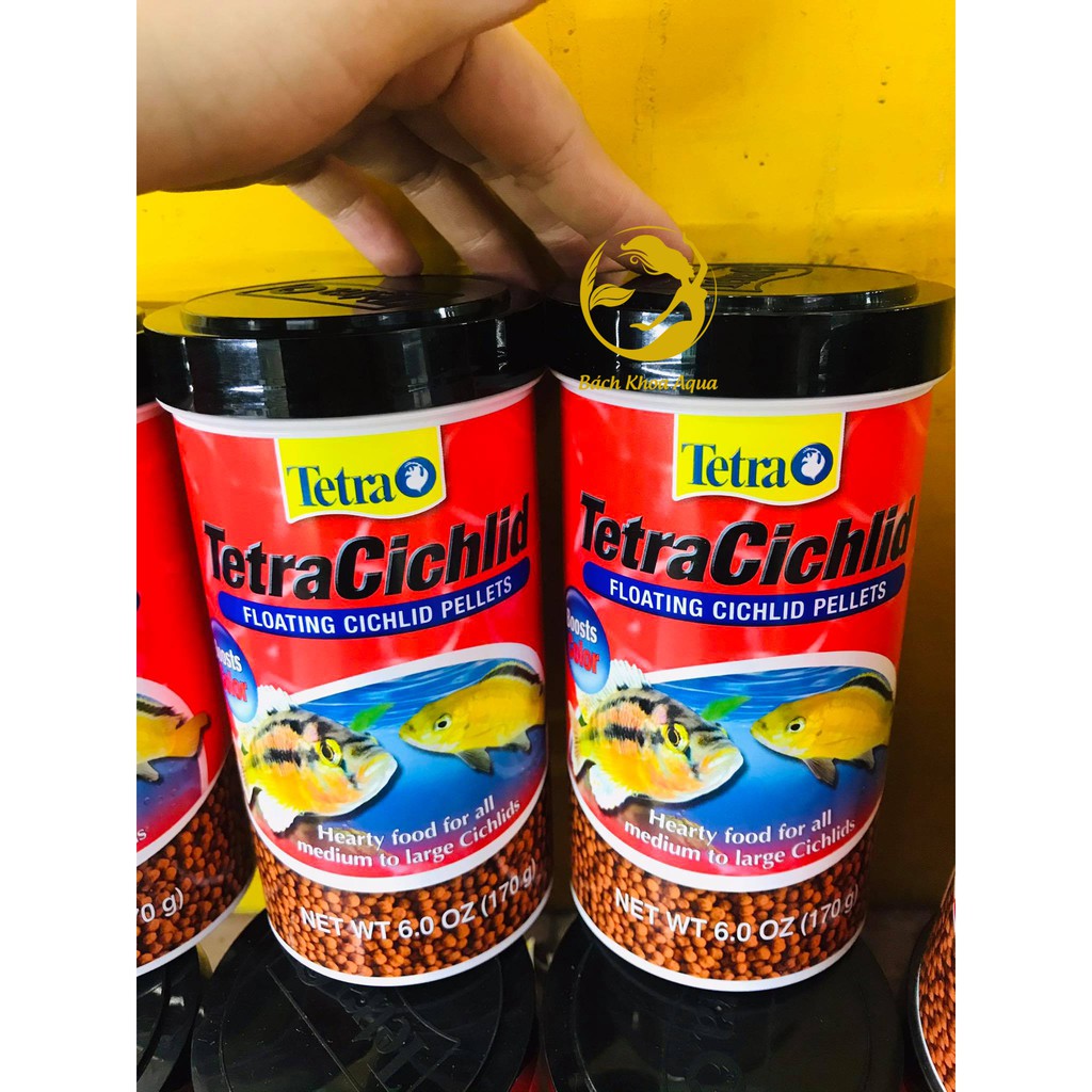 Thức ăn kích màu cá Tetra Cichlid ( hộp 170g)