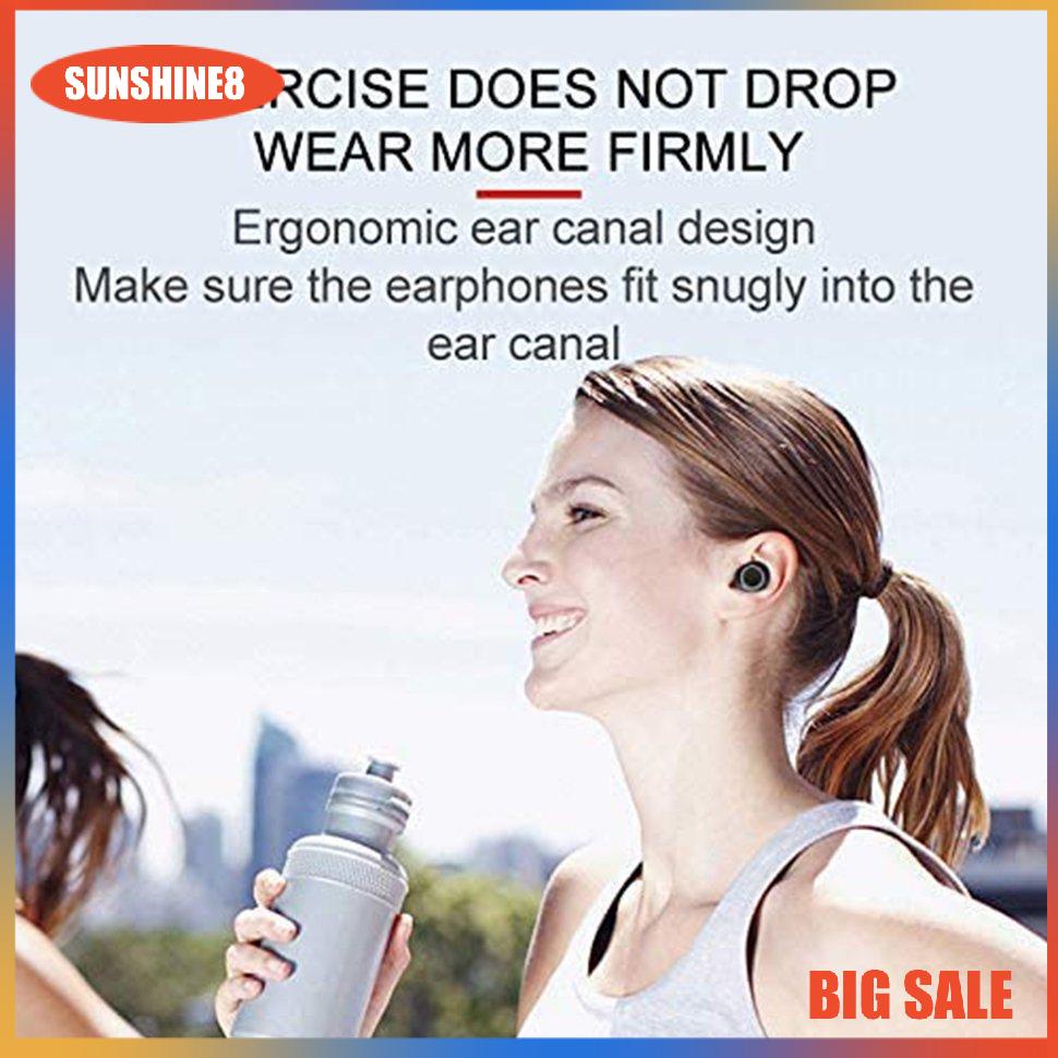 【SUN】Y50 Wireless Earphones 5.0 Stereo Sound HiFi Headphone Wireless In-ear Earbuds