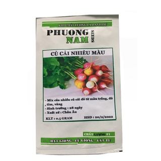 100h - hạt giống củ cải cherry mix