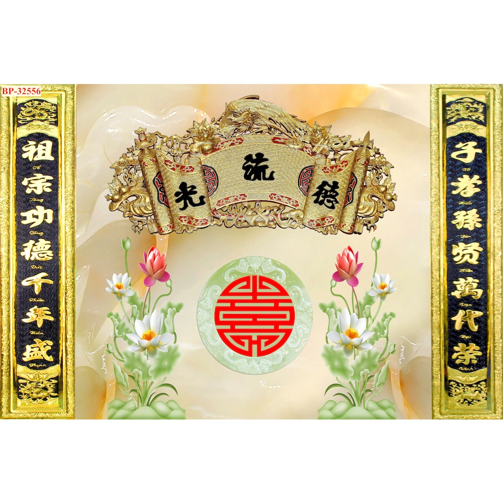 Tranh dán tường tôn giá in theo kích thước yêu cầu