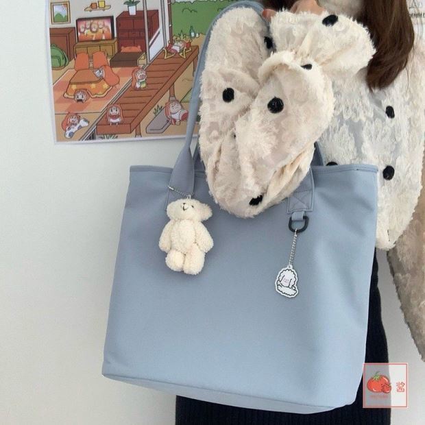 Túi Tote Đeo Vai Vải Canvas Cỡ Lớn Thời Trang 2022 Cho Nữ