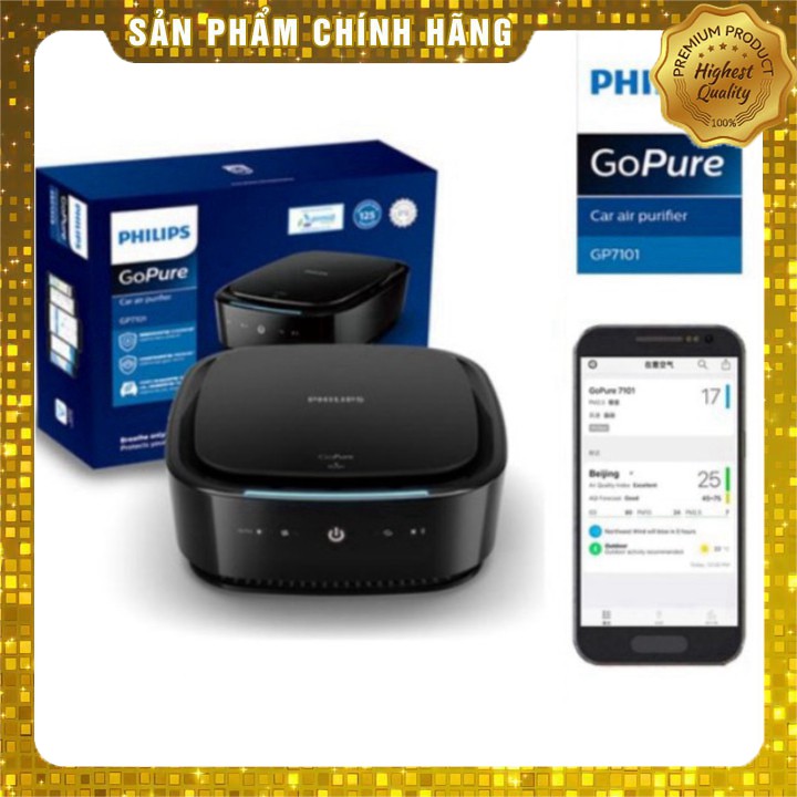 Máy khử mùi, lọc không khí trên xe ô tô cao cấp Philips GP7101 - BH 24 Tháng - Khohangcap1_ad