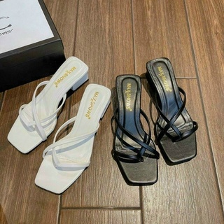 Shuirshop - dép xỏ ngón, dép lê nữ cao 2cm