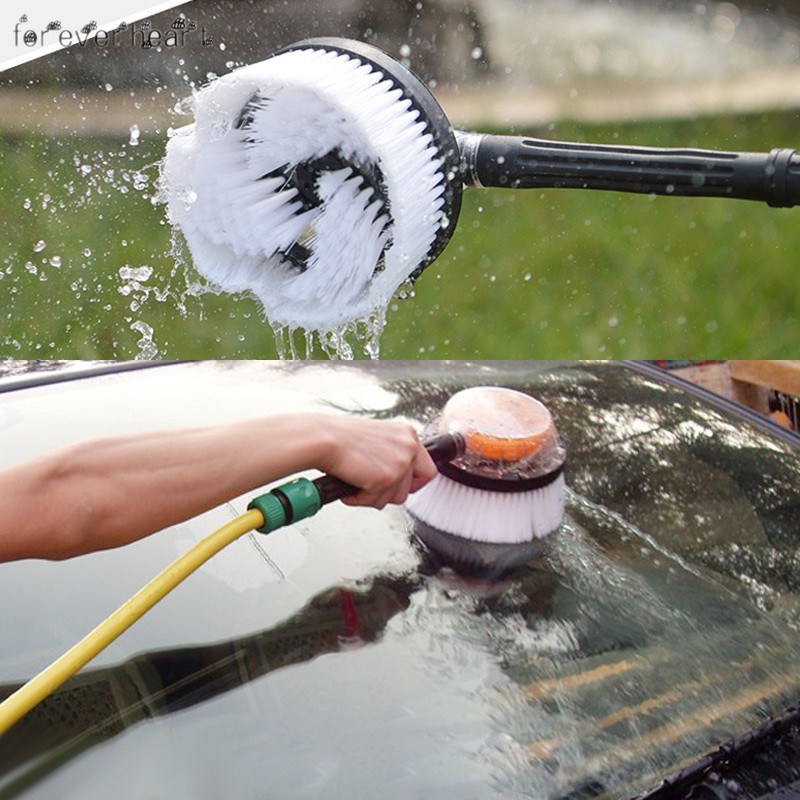 Bàn chải chùi rửa làm sạch xe hơi xoay được tiện dụng