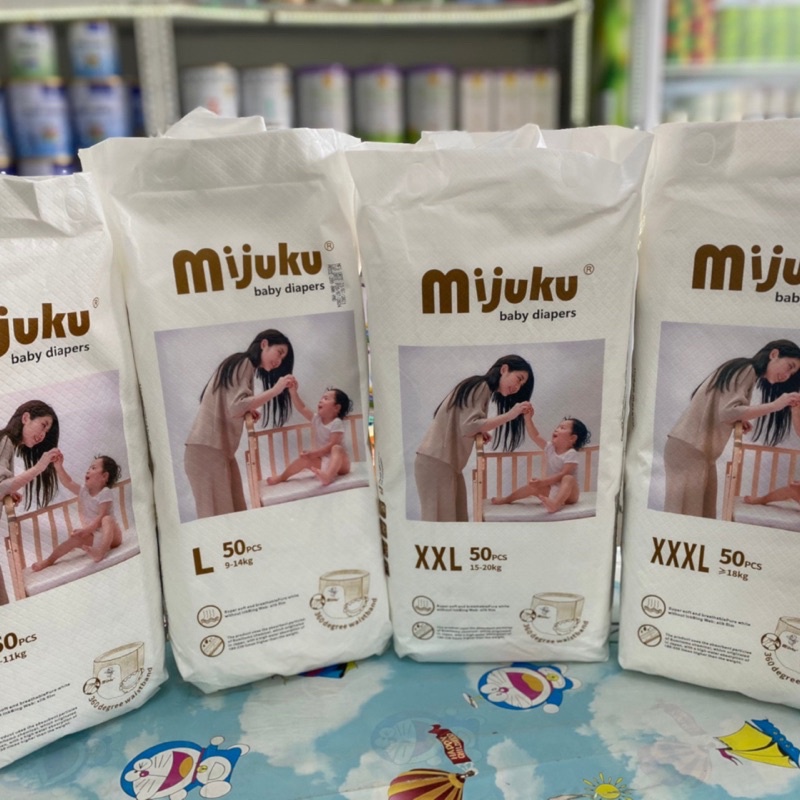 Tã bỉm quần Mijuku M100/L100/XL100/ XXL100