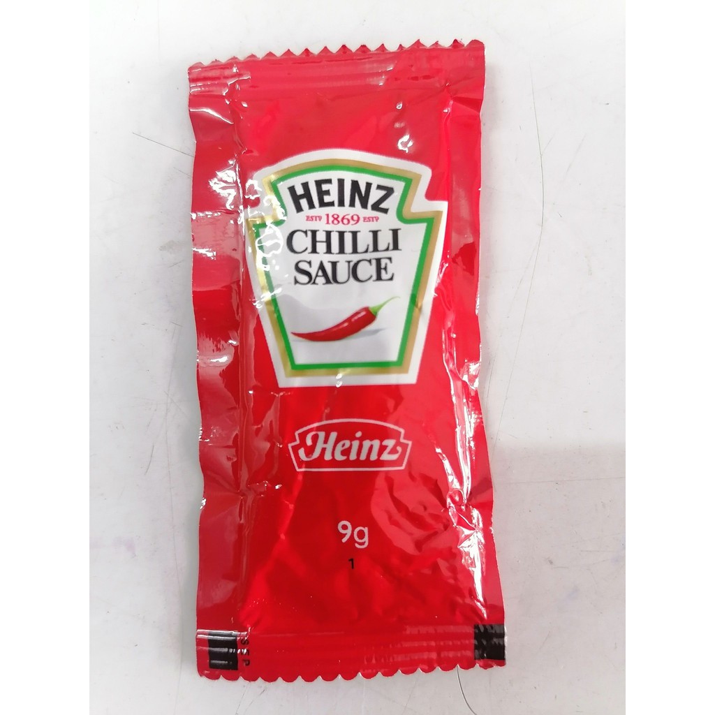 [50 gói x 9g] Tương ớt gói nhỏ [Thailand] HEINZ Chilli Sauce (halal) (nvt-hk)