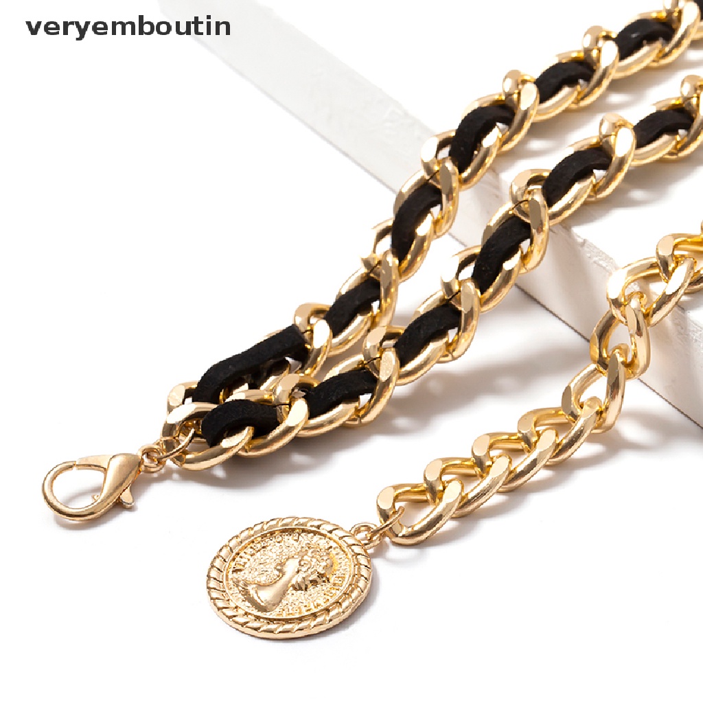 Thắt Lưng Nhiều Lớp Đính Tua Rua Phong Cách Retro Cho Nữ