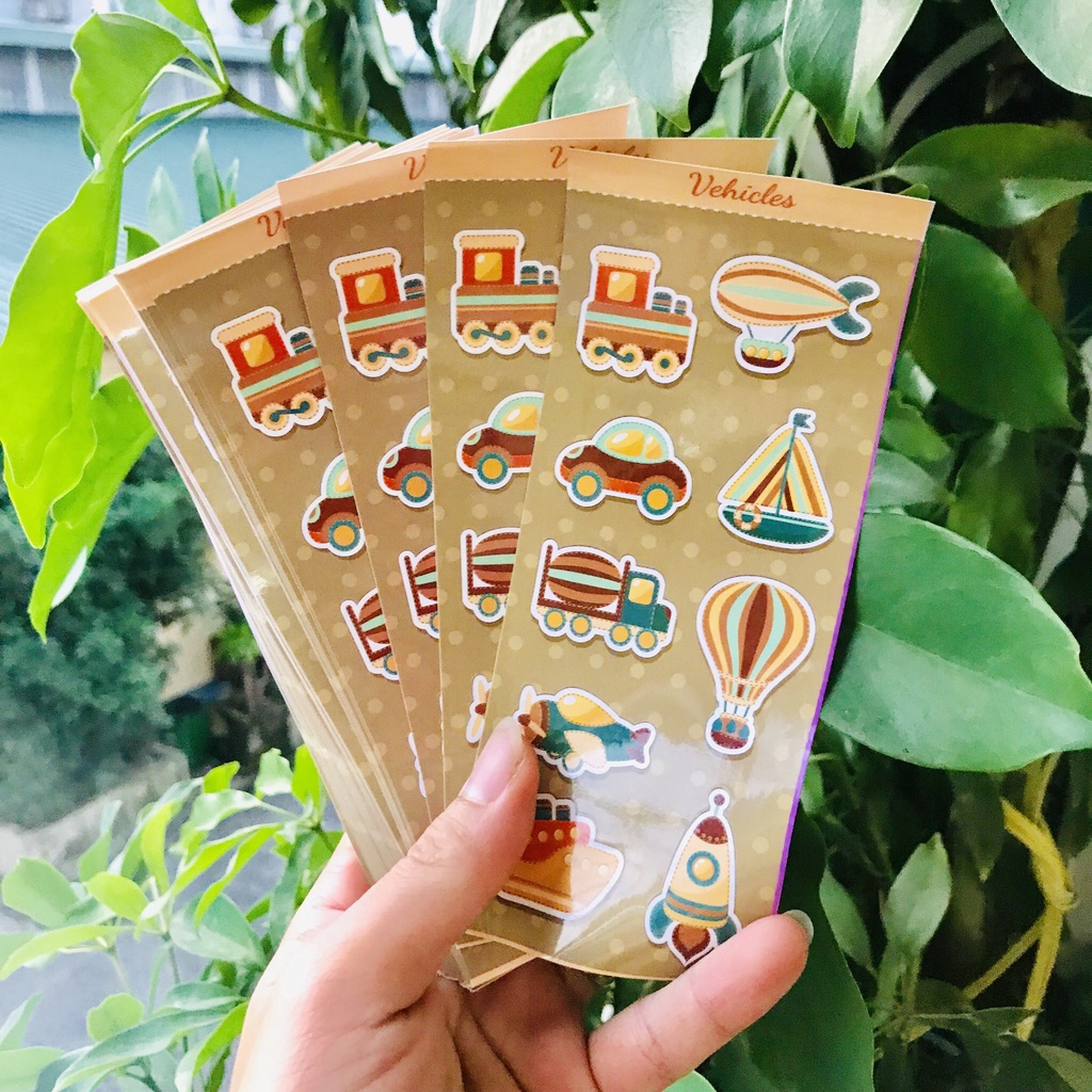 Miếng dán Sticker ngộ nghĩnh đáng yêu cho bé