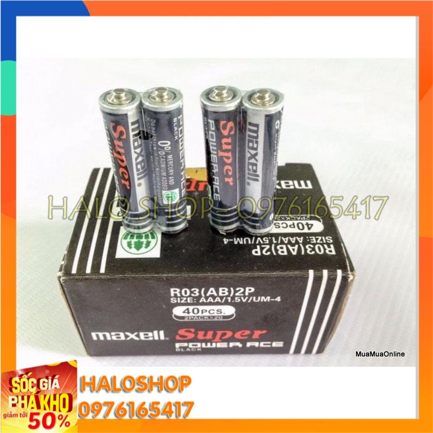 Bộ 8 Viên Pin Tiểu Maxell Super AAA (3A) 1.5V