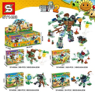 Đồ Chơi Lego Minecraft 4 In 1 - Minecraft Plant & Zombie - 400 Mảnh - Mã SY1493