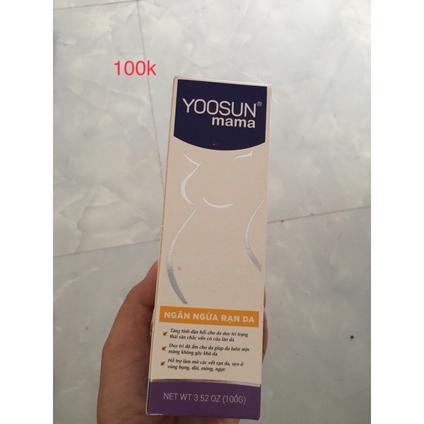 Kem ngăn ngừa và phục hồi rạn da YOOSUN Mama 100g
