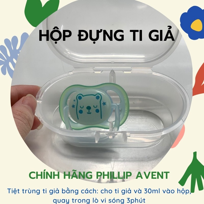 HỘP ĐỰNG TI GIẢ GẶM NƯỚU VỆ SINH 𝑭𝑹𝑬𝑬𝑺𝑯𝑰𝑷 Hộp ti ngậm có thể tiệt trùng trong lò vi sóng